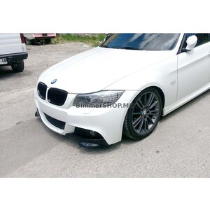Передние Flap накладки DPT (для E90 M-Sport 2008-2011, Черный Глянец, 2 шт) BMW 3 серия E90/E91 2005-2011 гг.