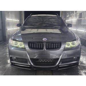 Передний лип DPT (для E90 M-Sport 2005-2008, черный глянец) BMW 3 серия E90/E91 2005-2011 гг.