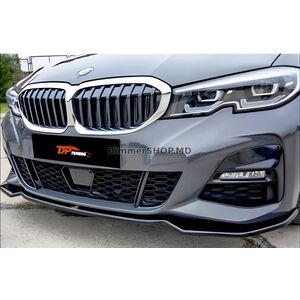 Передний лип DPT V-2 (Черный Глянец) BMW 3 серия G20/G21 2018- гг.