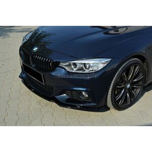 Передний сплиттер DPT V-2 (для M-Sport, черный глянец) BMW 4 серия F32/F33/F36 2012-2020 гг.