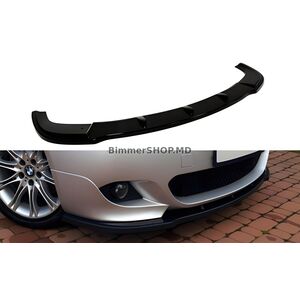 Передний лип DPT (для M Technic Max Hamann черный глянец) BMW 5 серия E60/E61 2003-2010 гг.