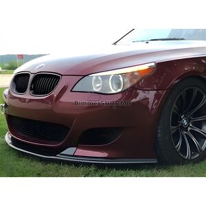 Передний Лип DPT (Без плавников, Для M5 Hamann, Черный Глянец) BMW 5 серия E60/E61 2003-2010 гг.