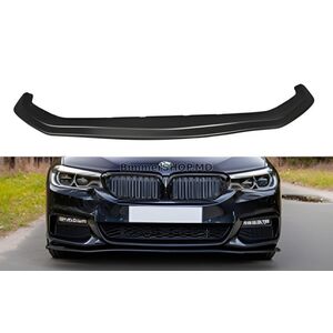 Передний лип-спойлер DPT V-2 (2017-2020, Черный Глянец) BMW 5 серия G30/G31 2017-2023 гг.