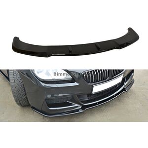 Передний лип-спойлер DPT (для M Performance, черный глянец) BMW 6 серия F12/F13/F06 2011-2018 гг.