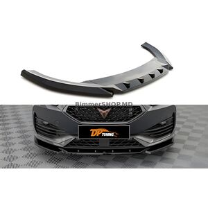 Передний сплиттер DPT (для Cupra, черный глянец) Seat Leon 2020- гг.
