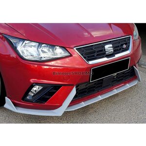 Передний лип DPT V-2 (Черный Глянец) Seat Ibiza 2010-2017 гг.