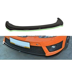 Передний сплиттер DPT (для Cupra, черный глянец) Seat Leon 2005-2012 гг.