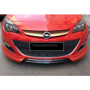 Передний лип DPT V-1 (Черный Глянец) Opel Astra J 2009-2015 гг.