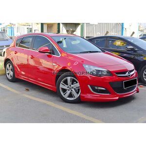 Передний спойлер-лапа DPT V-3 (Грунт под покраску) Opel Astra J 2009-2015 гг.