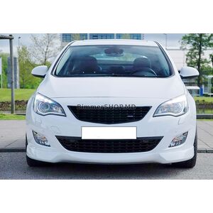 Передний спойлер-лапа DPT V-4 (Грунт под покраску) Opel Astra J 2009-2015 гг.