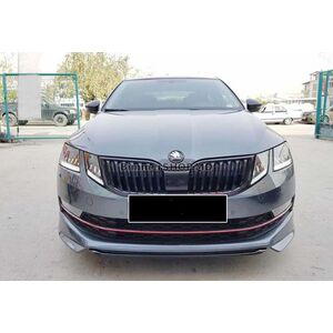 Передний лип DPT V-1 (2017-2019, под покраску) Skoda Octavia III A7 2013-2019 гг.