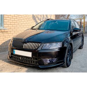 Передний лип DPT V-1 (2013-2017, под покраску) Skoda Octavia III A7 2013-2019 гг.