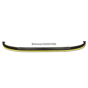 Универсальная передняя губа DPT Yellow (ABS, черный глянец)