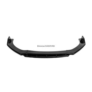 Универсальный передний сплиттер DPT Black V-2 (ABS, черный глянец)
