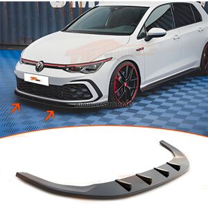 Передний лип-спойлер DPT (для GTI, черный глянец) Volkswagen Golf 8 2019- гг.