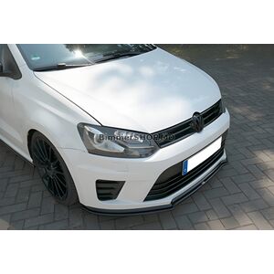 Передний лип DPT V-1 (Черный Глянец) Volkswagen Polo 2010-2017 гг.